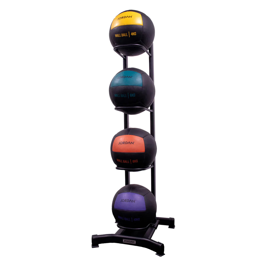 JORDAN Oversized medicine ball rack, holds 4 oversized med balls